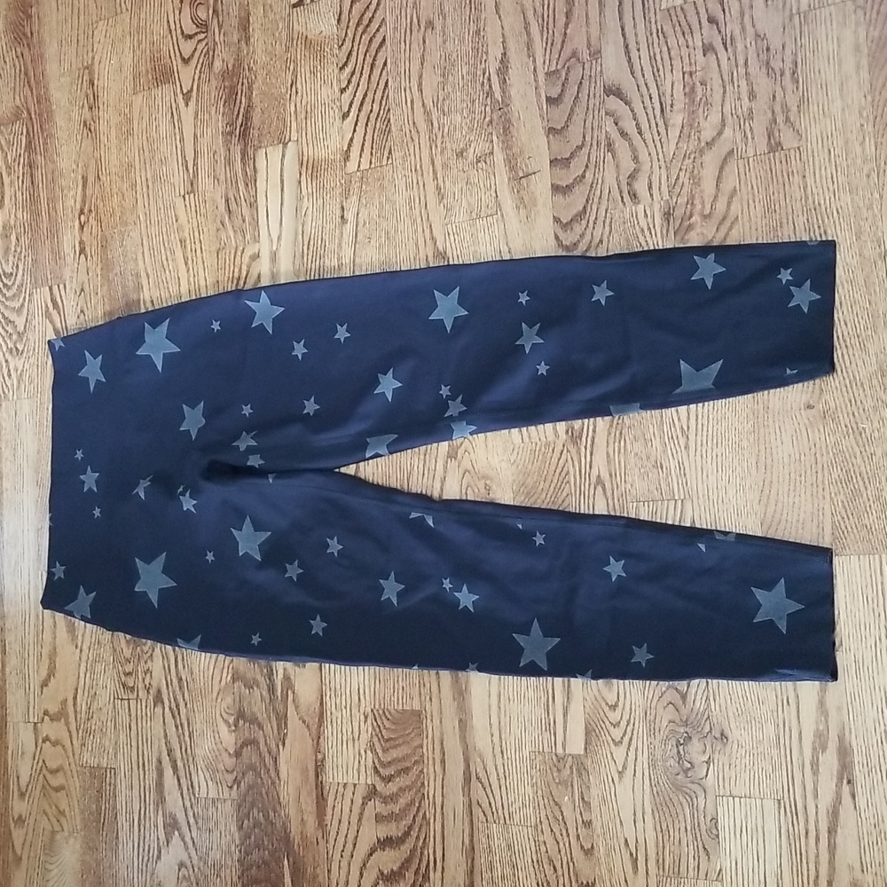 (L) Aerie AEO Star Skinny Stretch High Rise Athleisure Yoga Activewear Lounge